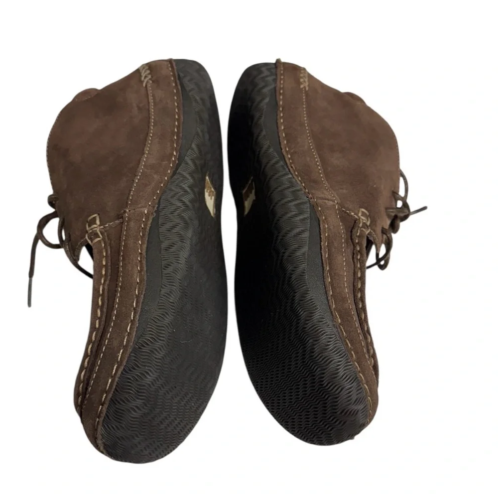 J & M Men's Brown Suede Chukka Boots Size 10M